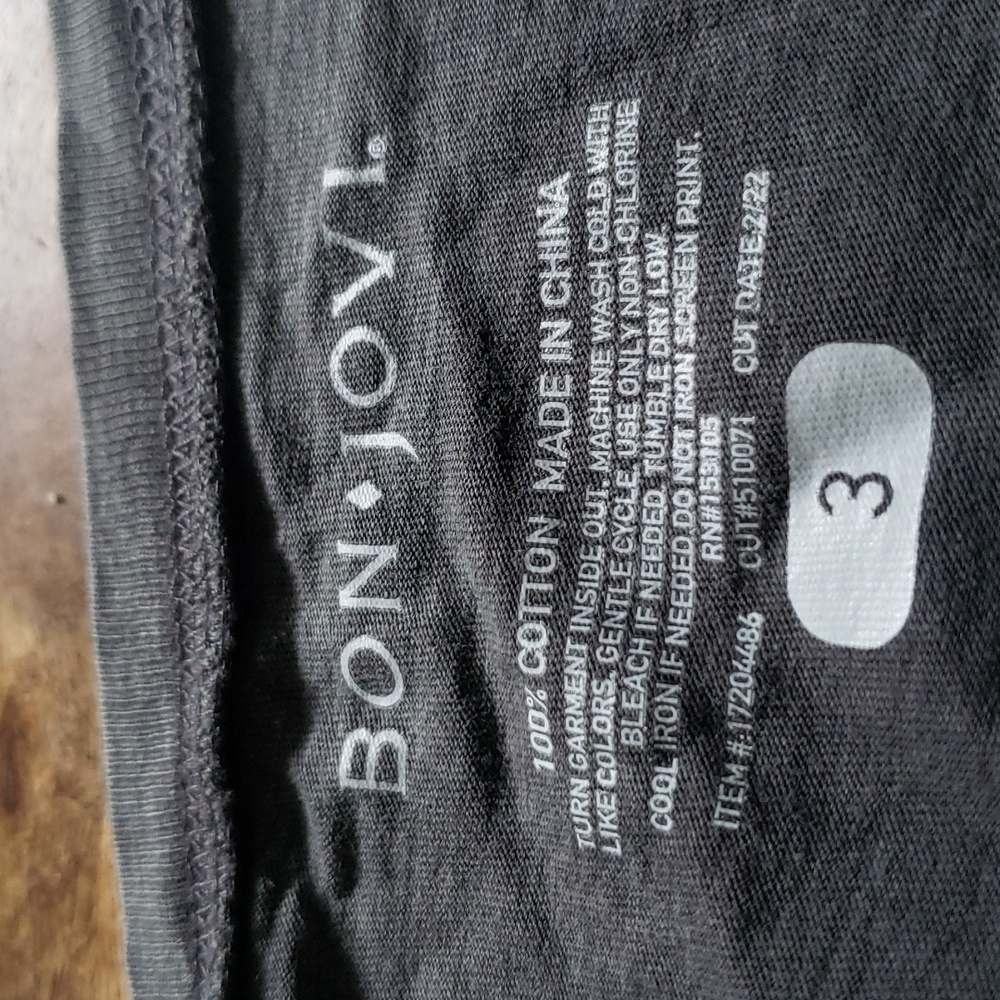 Host Pick๐๐Torrid Bon Jovi Gray Cotton Wash Split Tunic - Picture 7 of 7